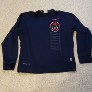 Nike therma-fit Illinois pullover sz M